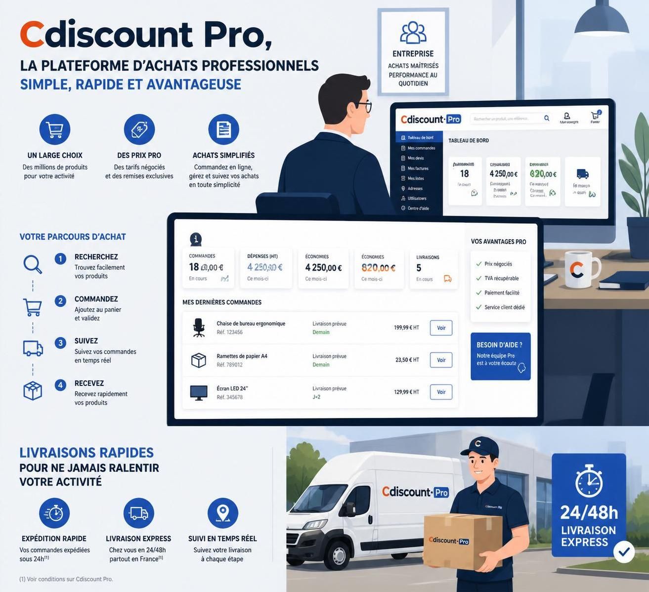 découvrez les avantages de cdiscount pro pour les entreprises et comment il se distingue de la concurrence en offrant des solutions adaptées aux professionnels.
