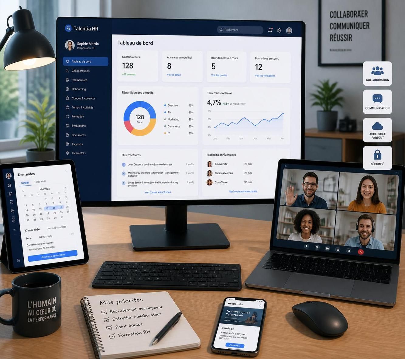 découvrez comment daily rh internet transforme la gestion des ressources humaines à distance, en optimisant la communication, le suivi des équipes et les outils collaboratifs pour un management efficace.