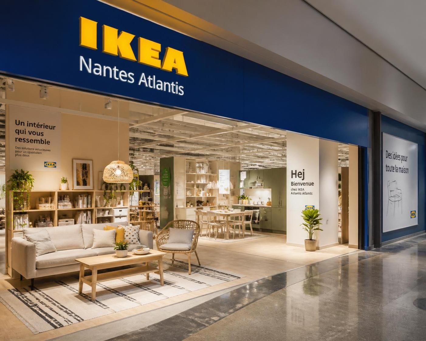 découvrez tout ce que le centre commercial atlantis à saint-herblain, boulevard salvador allende, propose avec son magasin ikea à nantes : meubles, décoration et services pour aménager votre intérieur.