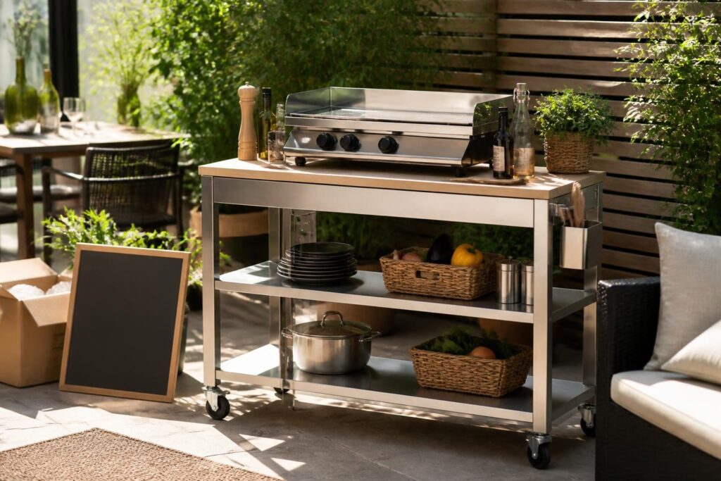 découvrez où trouver les meilleures offres en déstockage pour une desserte plancha et profitez de prix avantageux pour équiper votre espace cuisine extérieure.
