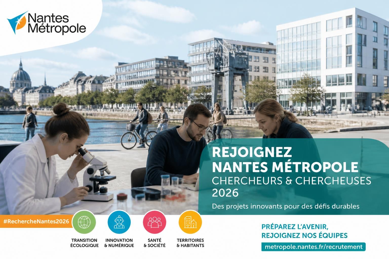 découvrez les opportunités d'emploi à nantes métropole pour les chercheurs et les professionnels en quête de nouvelles perspectives dans la région.