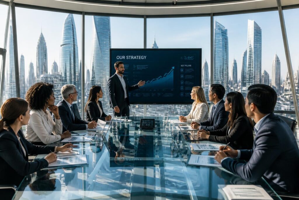 découvrez comment élaborer une stratégie globale pour définir une vision d’entreprise claire, cohérente et efficace afin d'assurer la réussite et la pérennité de votre organisation.