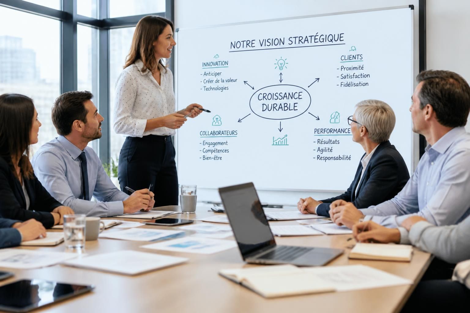découvrez comment élaborer une stratégie globale solide en définissant une vision d’entreprise claire, cohérente et efficace pour assurer la croissance et le succès durable de votre organisation.