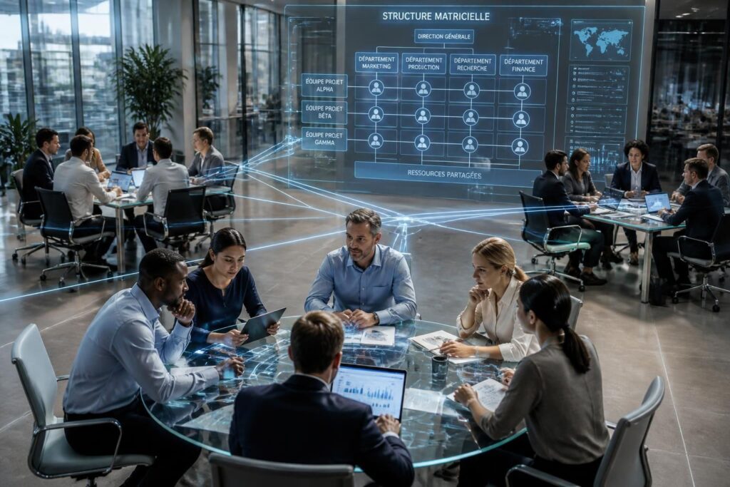 découvrez une définition claire de la structure matricielle et apprenez comment optimiser l'organisation de votre entreprise pour une meilleure efficacité et collaboration.