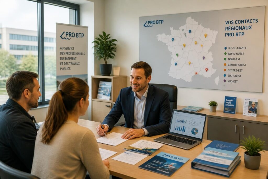 découvrez le fonctionnement de la caisse de congés payés pro btp et accédez aux contacts régionaux détaillés pour faciliter vos démarches et bénéficier de vos droits.