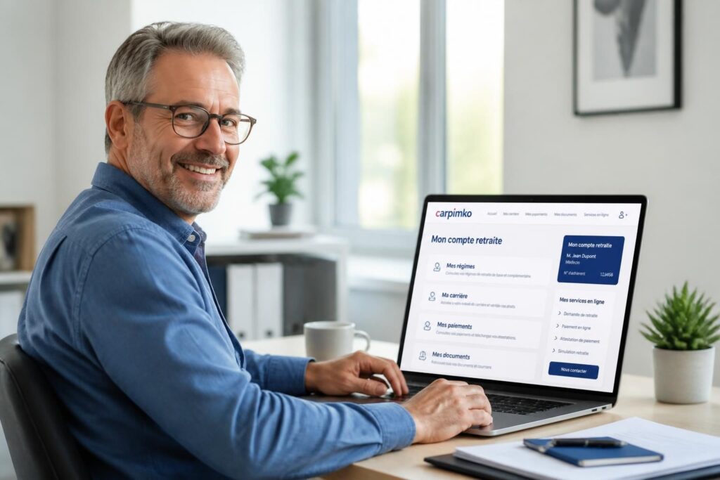 accédez facilement à votre compte carpimko pour gérer votre retraite en ligne, consulter vos relevés et suivre vos démarches en toute simplicité.