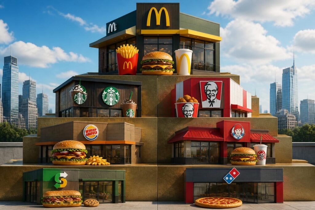 découvrez le classement mondial des chaînes de fast-food les plus populaires et leurs positions dans le cœur des consommateurs.