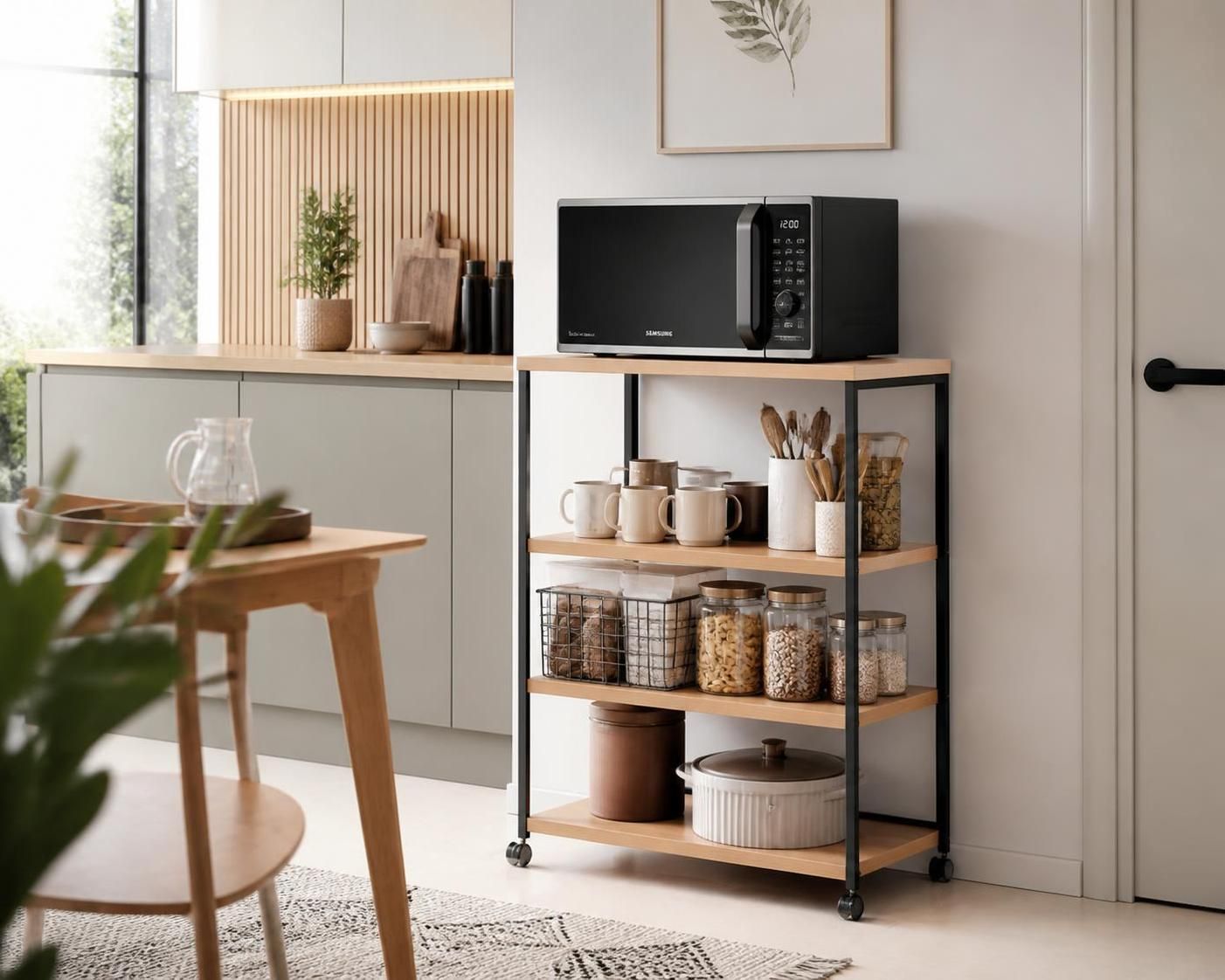 découvrez comment choisir et organiser une desserte à micro-ondes pour optimiser l'espace dans votre cuisine. astuces pratiques et conseils pour un rangement fonctionnel et esthétique.